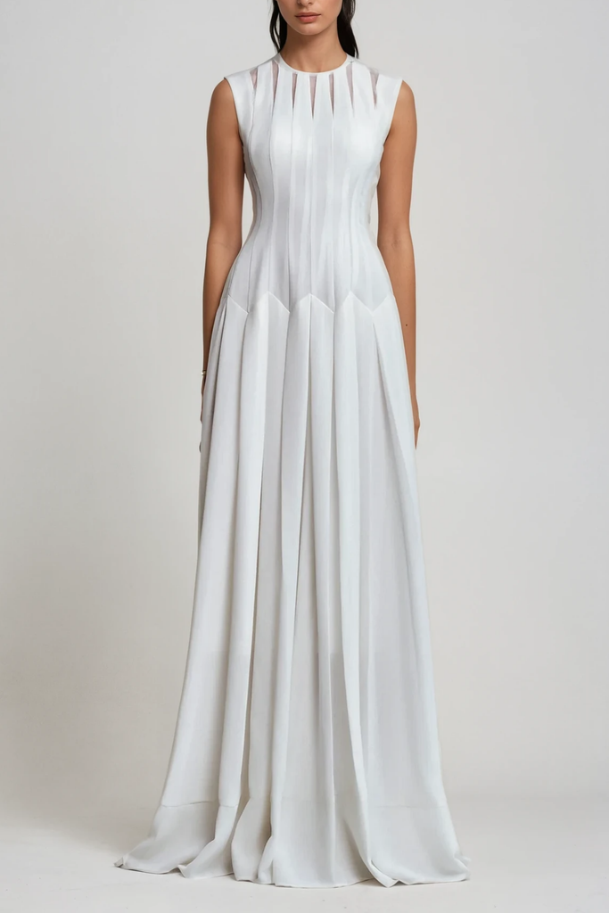 Shop  beautiful dress - Perfect for special occasions | Cambria Ruch Ruffle Sleeveless Maxi Dress