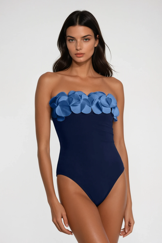 Camiel Flower Bodycon Swimsuit