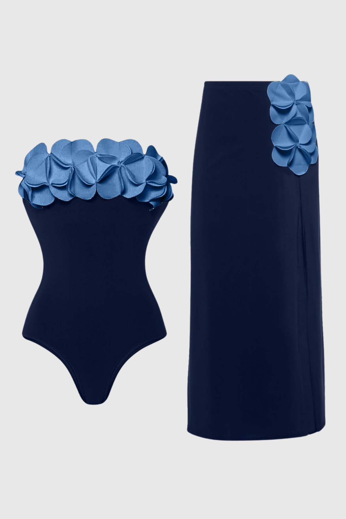 Camiel Flower Bodycon Swimsuit