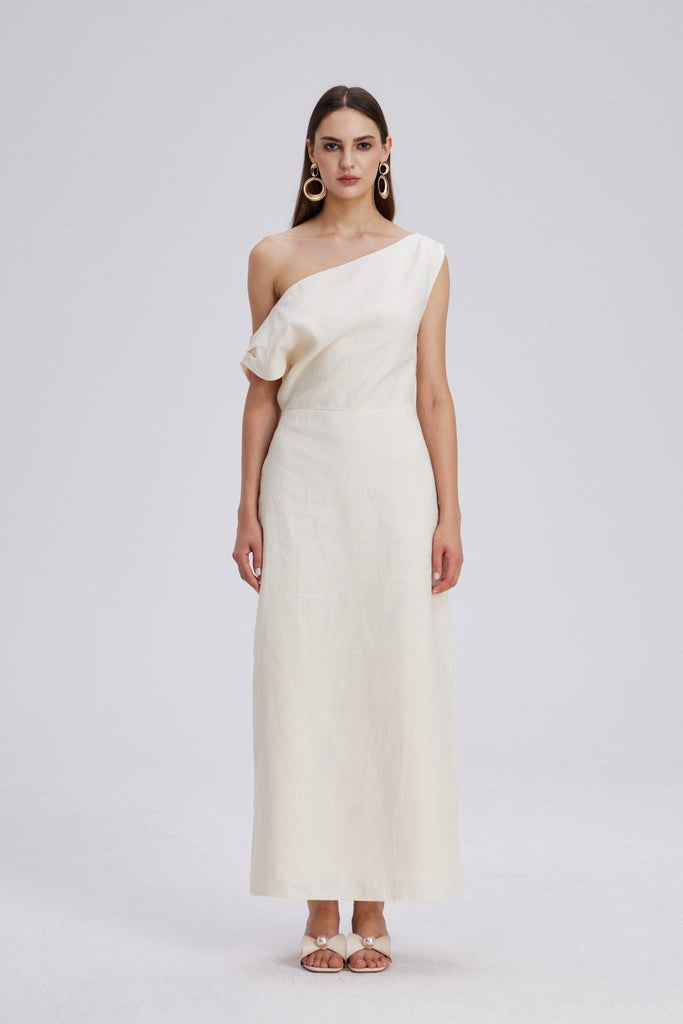 Shop  beautiful dress - Perfect for special occasions | Candela One Shoulder Ruch Maxi Dress