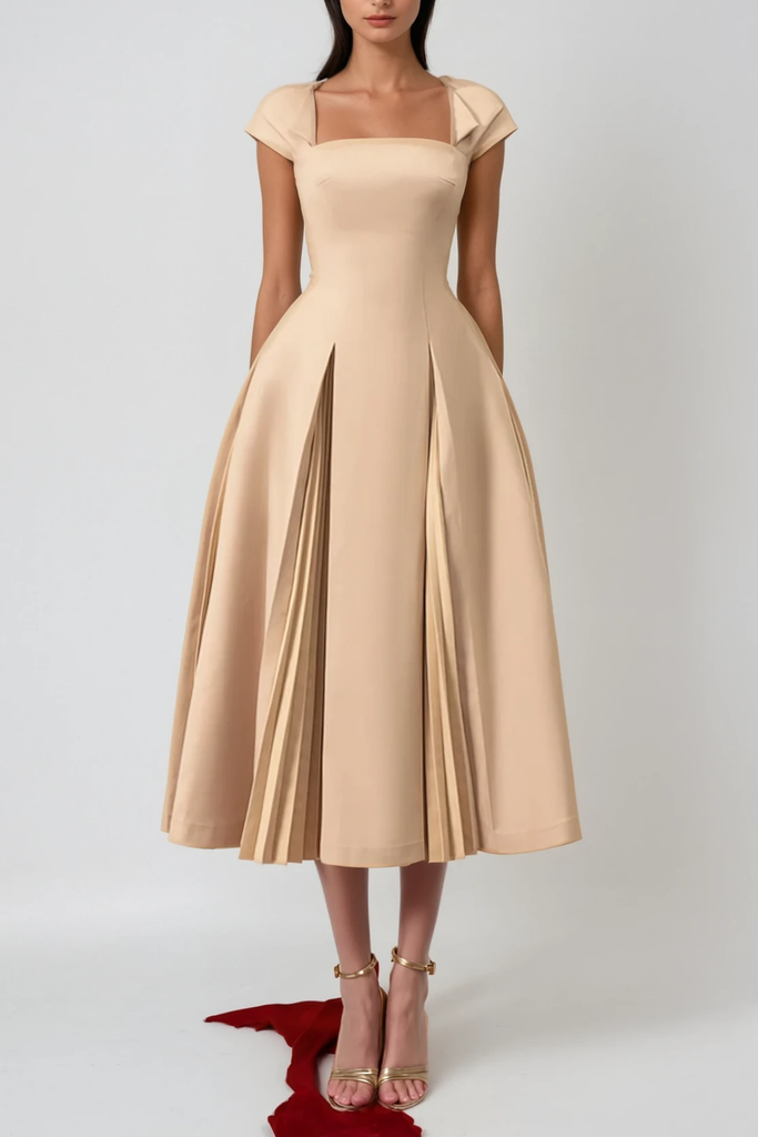 Candelario Ruch Midi Dress - Stylish beautiful dress for special occasions | Buy Online