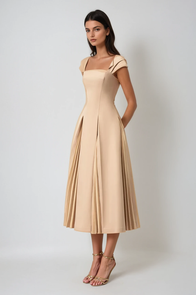 Stylish beautiful dress | Candelario Ruch Midi Dress - Ideal for special occasions