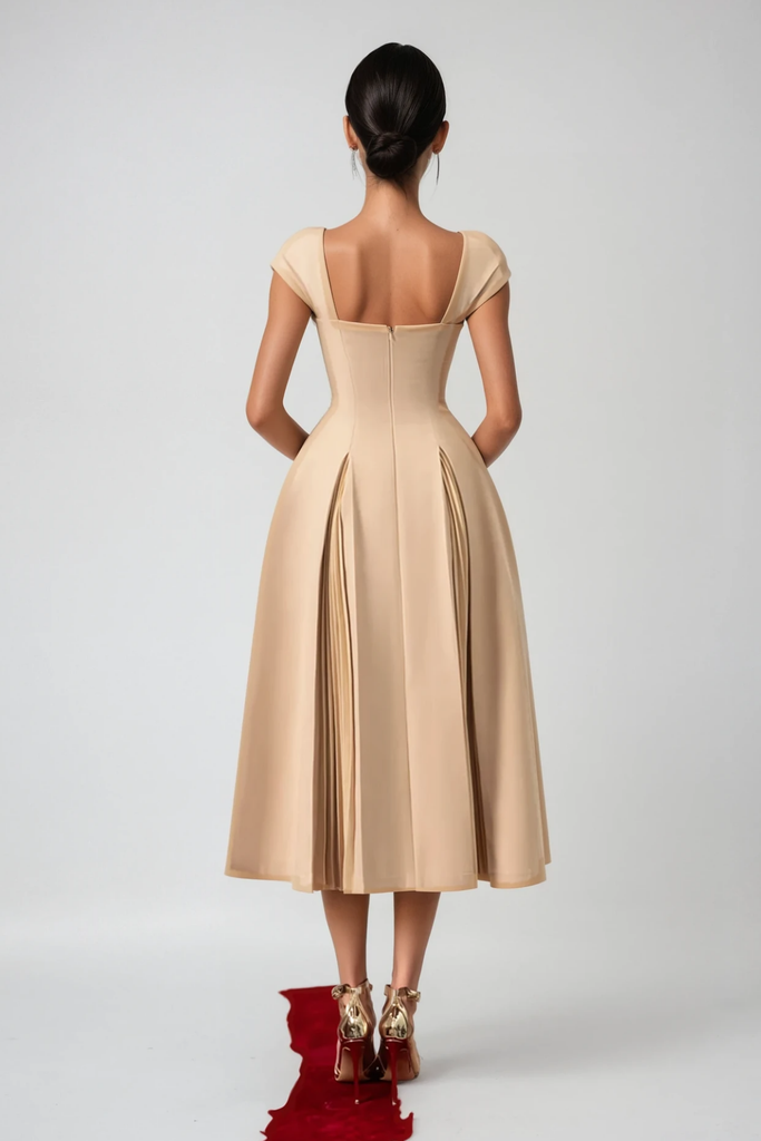 Candelario Ruch Midi Dress - Stylish beautiful dress for special occasions | Buy Online