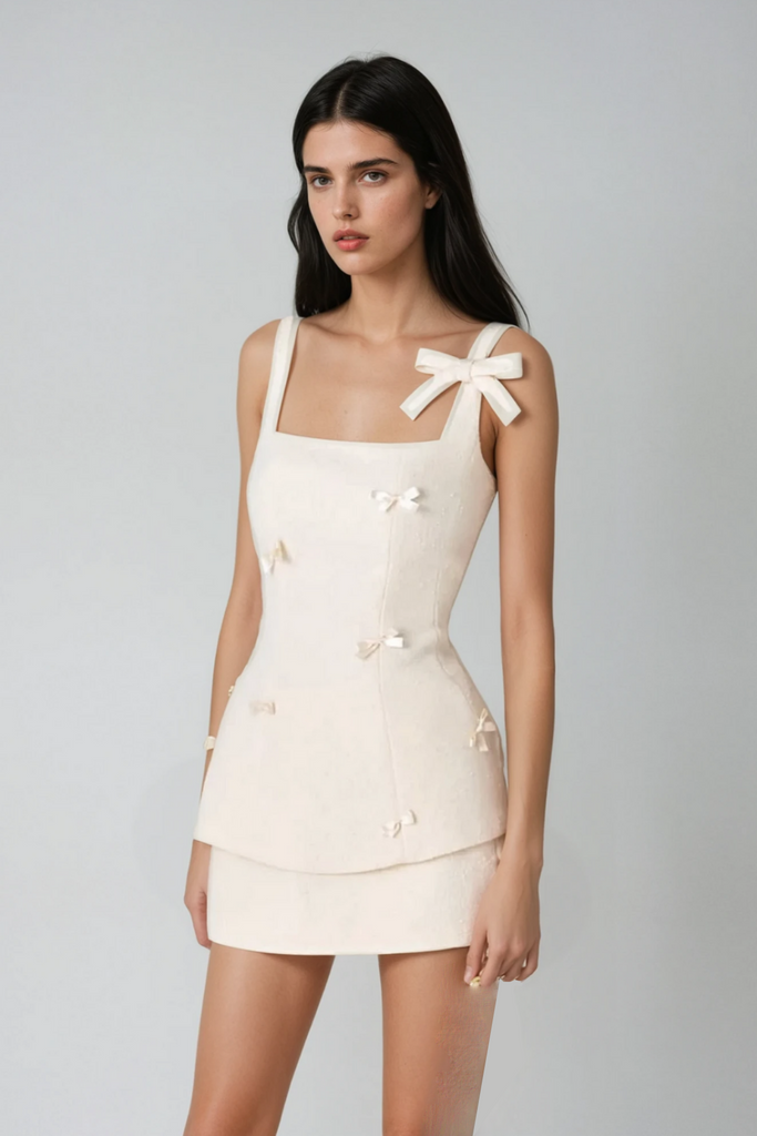 Shop  beautiful dress - Perfect for special occasions | Candido Bow Skirt Set