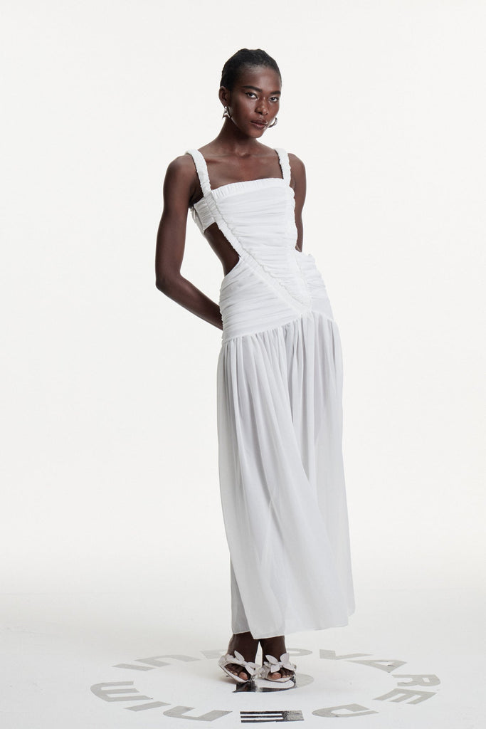 Candy Ruch Cutout Maxi Dress - Stylish beautiful dress for special occasions | Buy Online