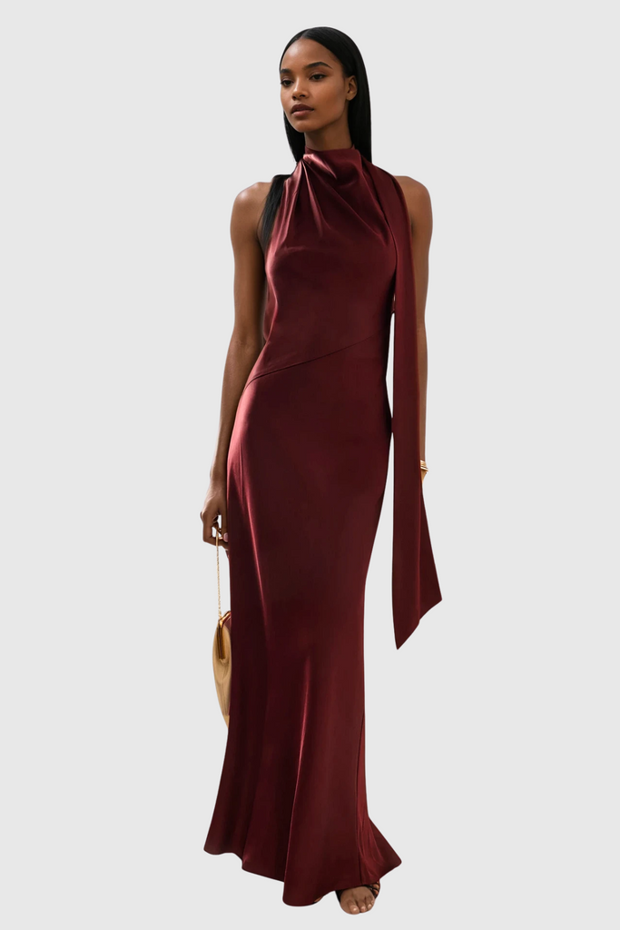 Stylish beautiful dress | Candyce Sleeveless Asymmetric Maxi Dress - Ideal for special occasions