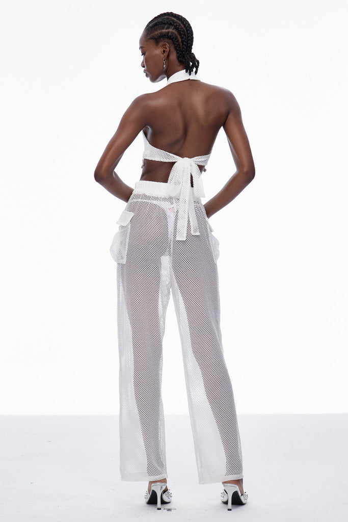 Stylish beautiful dress | Canute Cutout Knit Pants Set - Ideal for special occasions