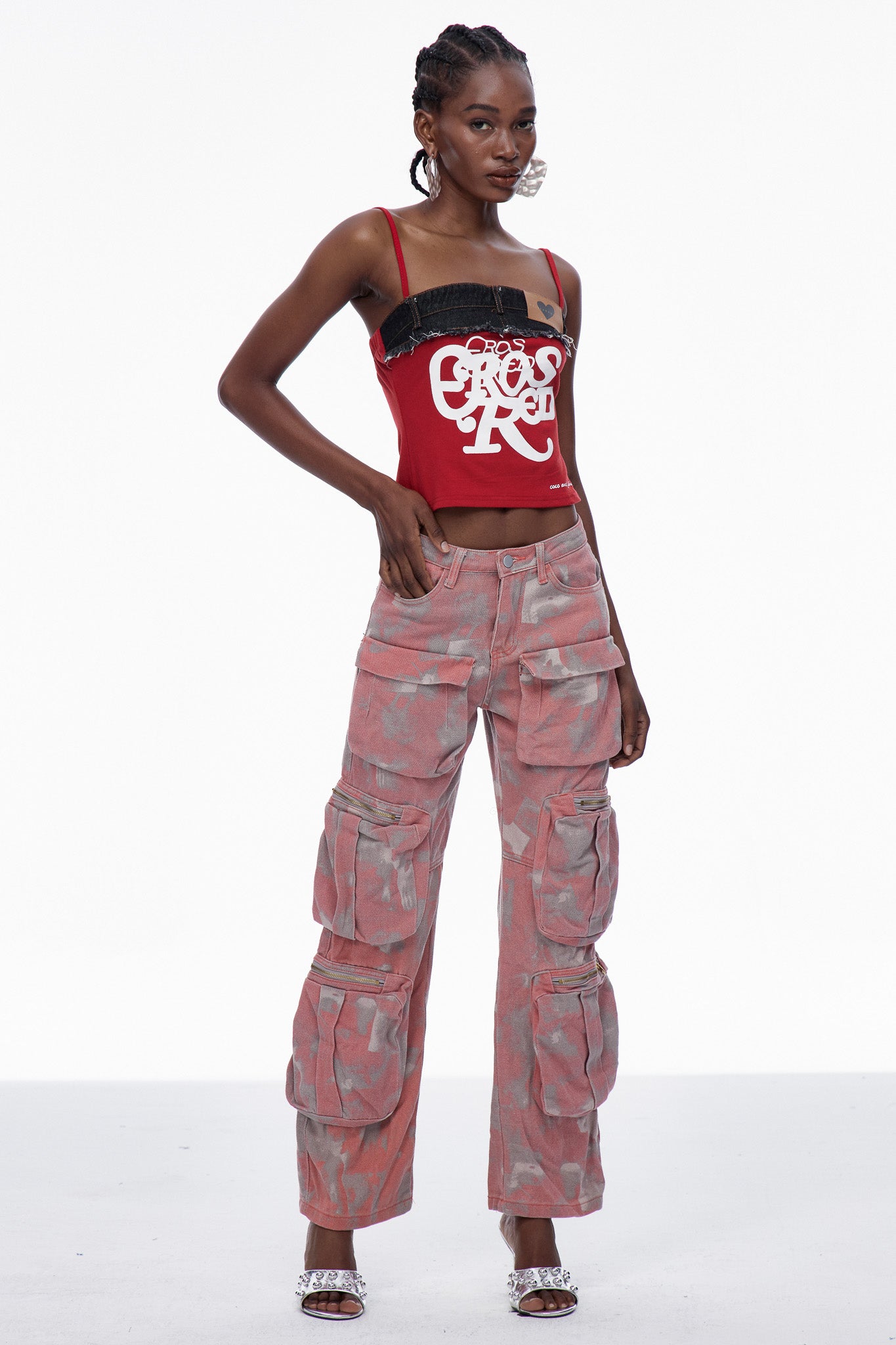 Cari Deconstruct Print Top