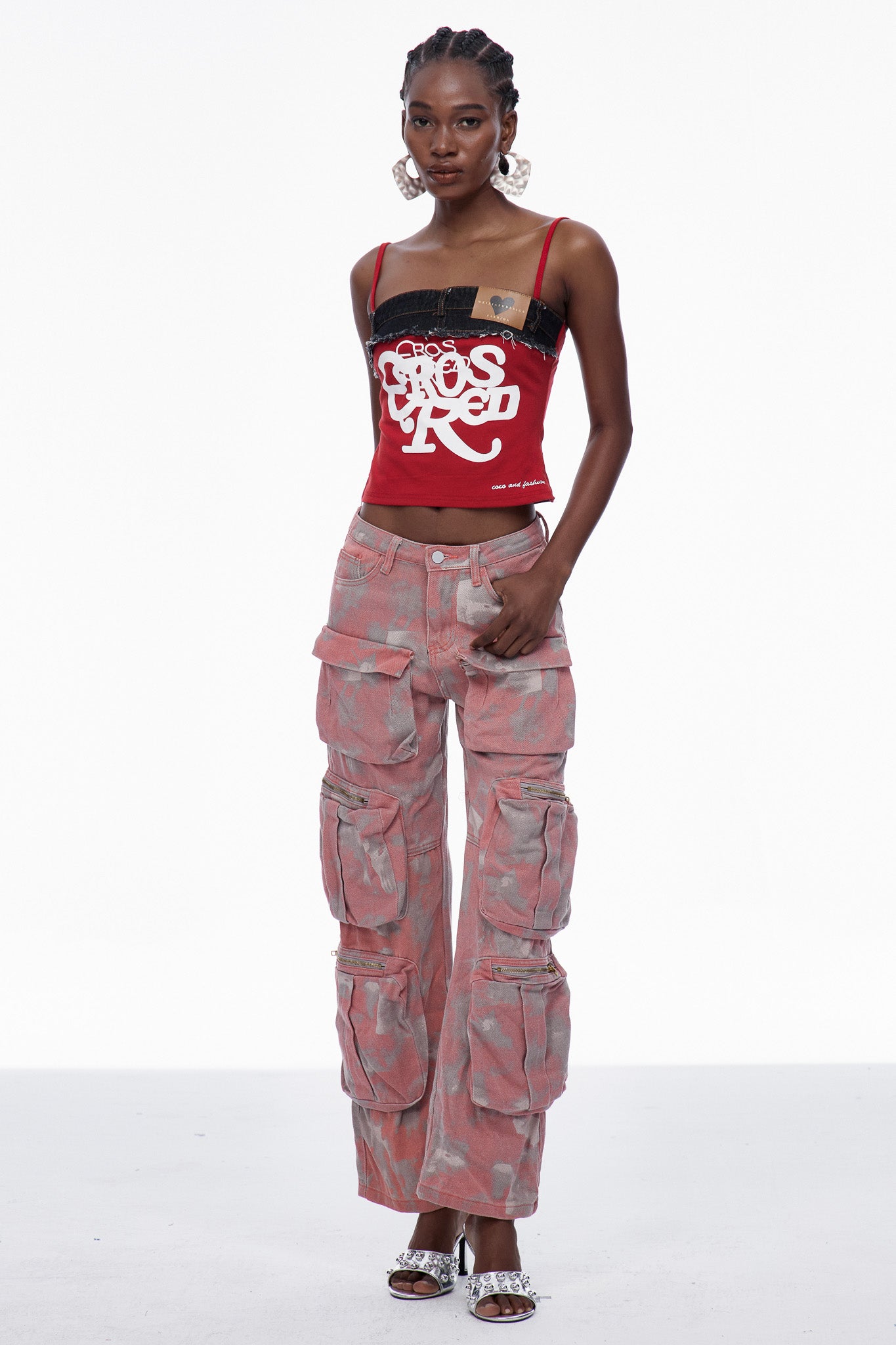Cari Deconstruct Print Top