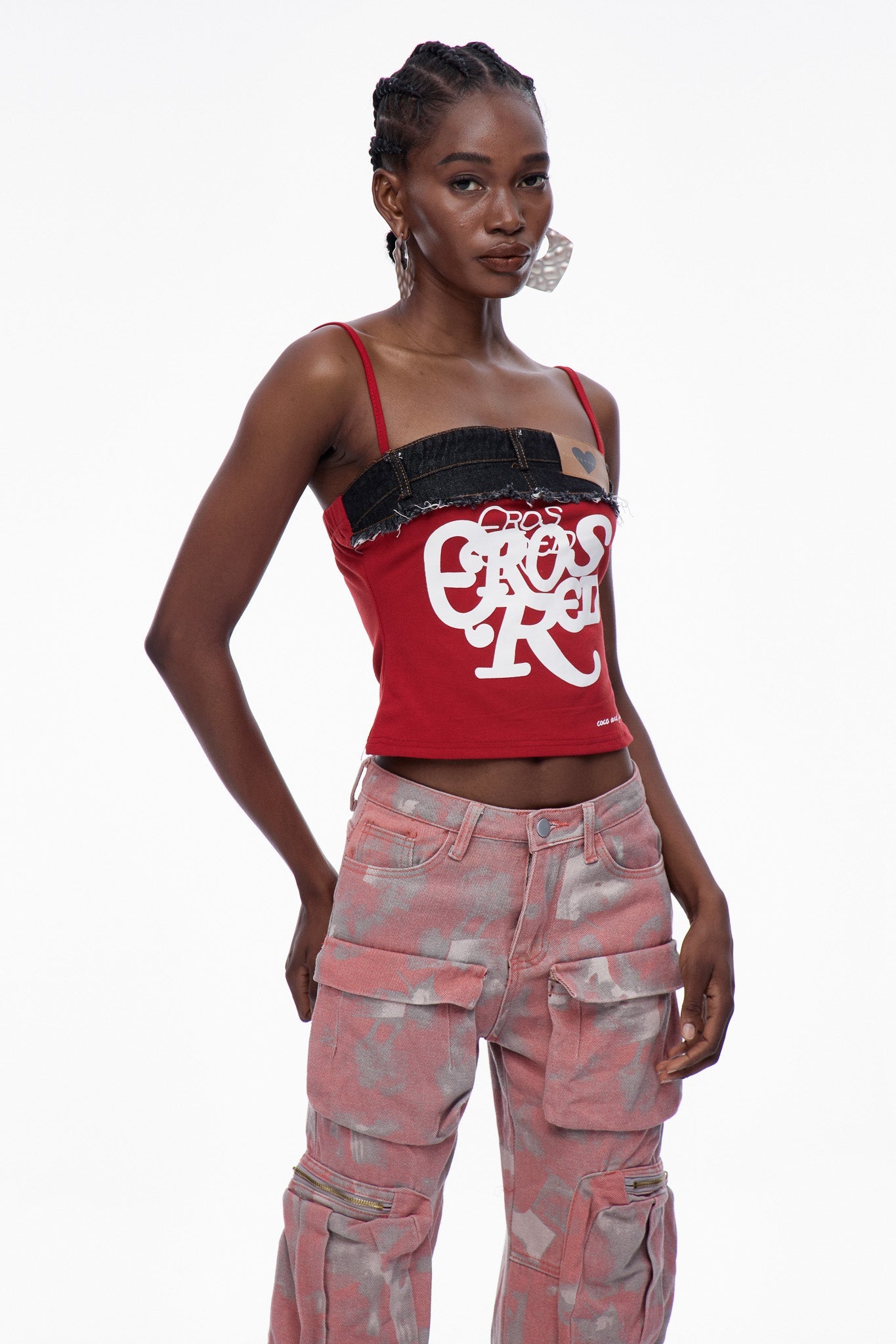 Cari Deconstruct Print Top