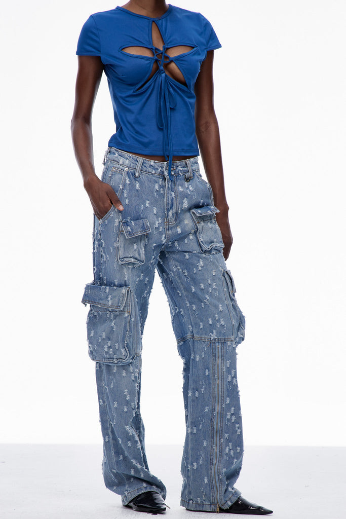 Shop  beautiful dress - Perfect for special occasions | Carley Torn Hayley Cargo Jeans