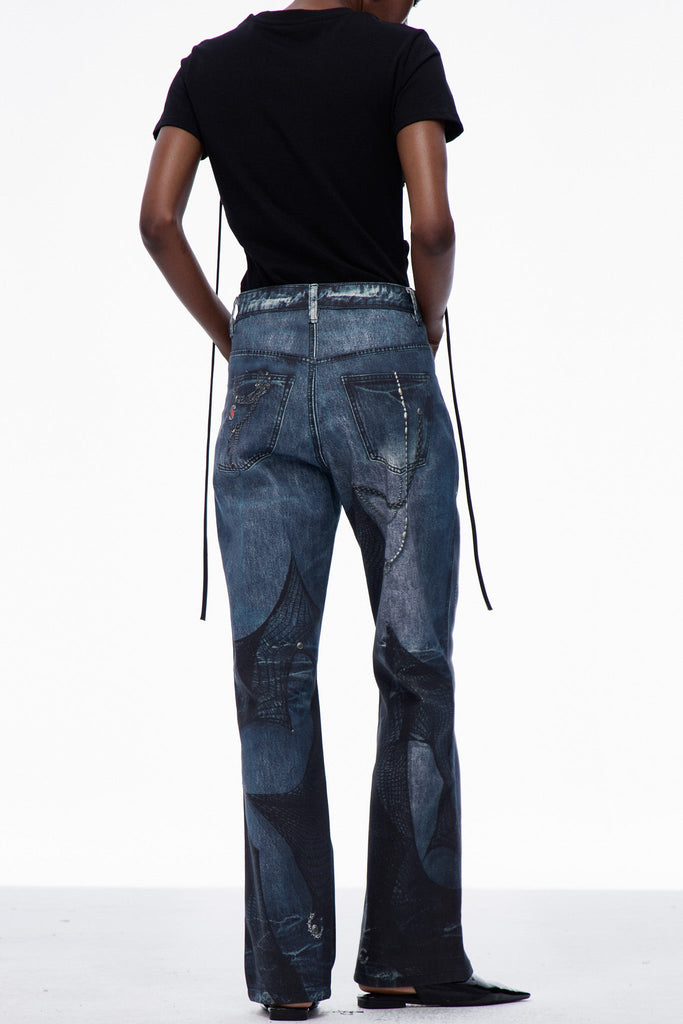 Shop  beautiful dress - Perfect for special occasions | Carlitos Lace Chain Print Jeans