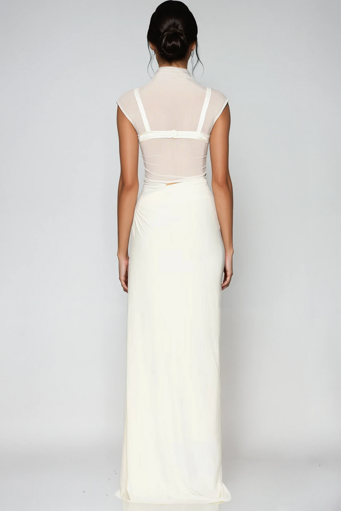 Carmelita Ruch Mesh Skirt Set - Stylish beautiful dress for special occasions | Buy Online