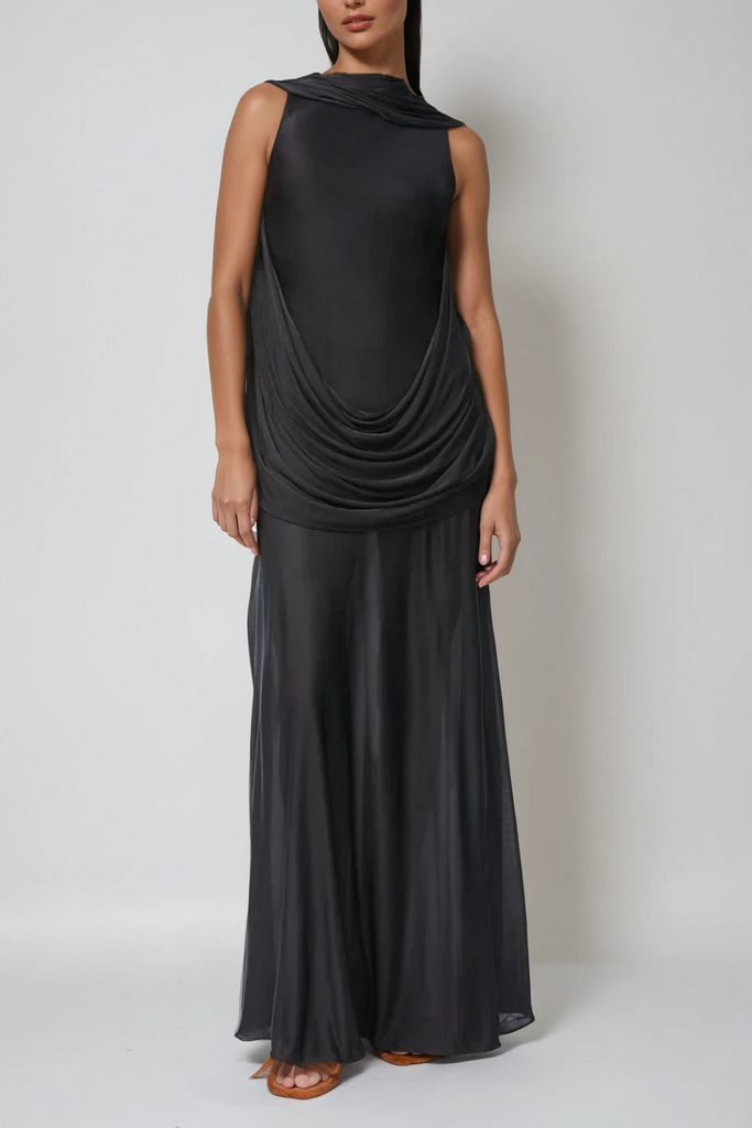 Stylish beautiful dress | Carmina Ruch Asymmetric Maxi Dress - Ideal for special occasions