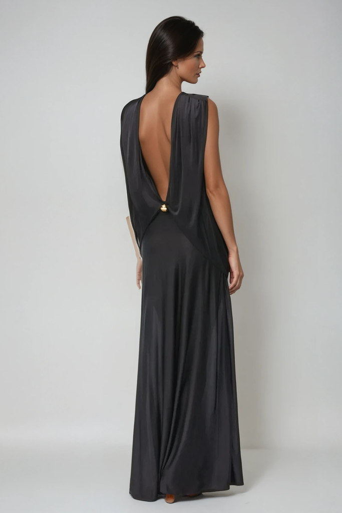 Stylish beautiful dress | Carmina Ruch Asymmetric Maxi Dress - Ideal for special occasions