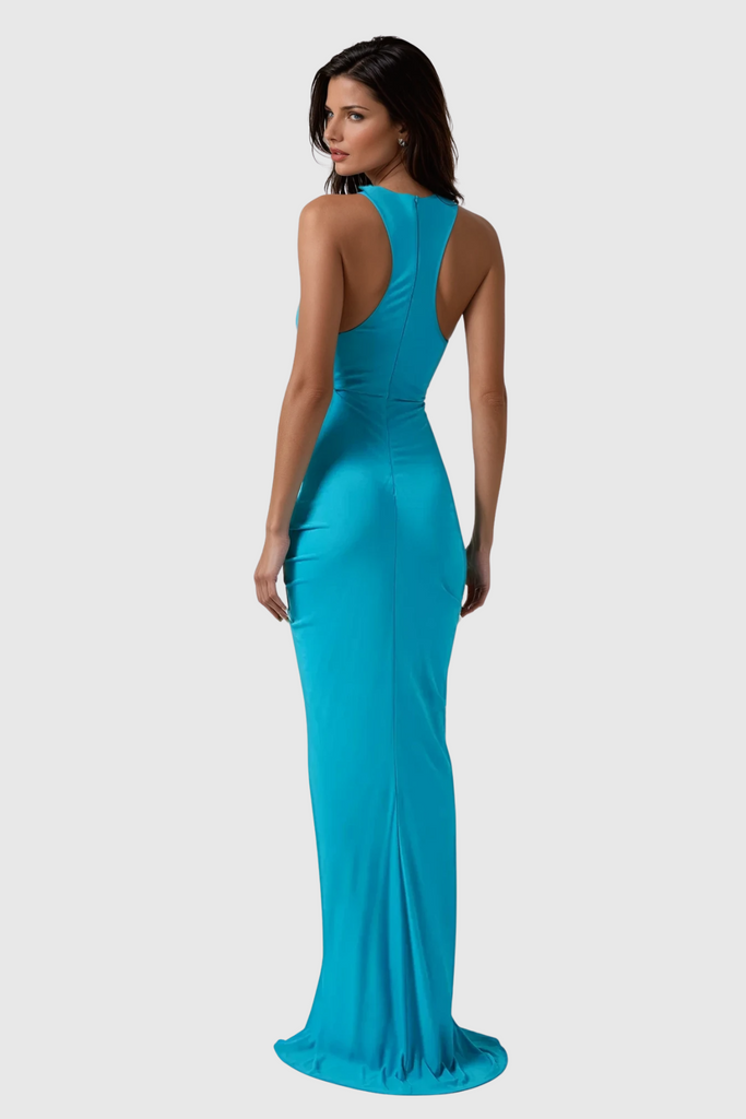 Carmine Ruch Cutout Lace Up Maxi Dress - Stylish beautiful dress for special occasions | Buy Online