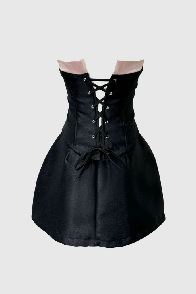 Stylish beautiful dress | Carrolyn Bow Strapless Corset Two Piece Set - Ideal for special occasions