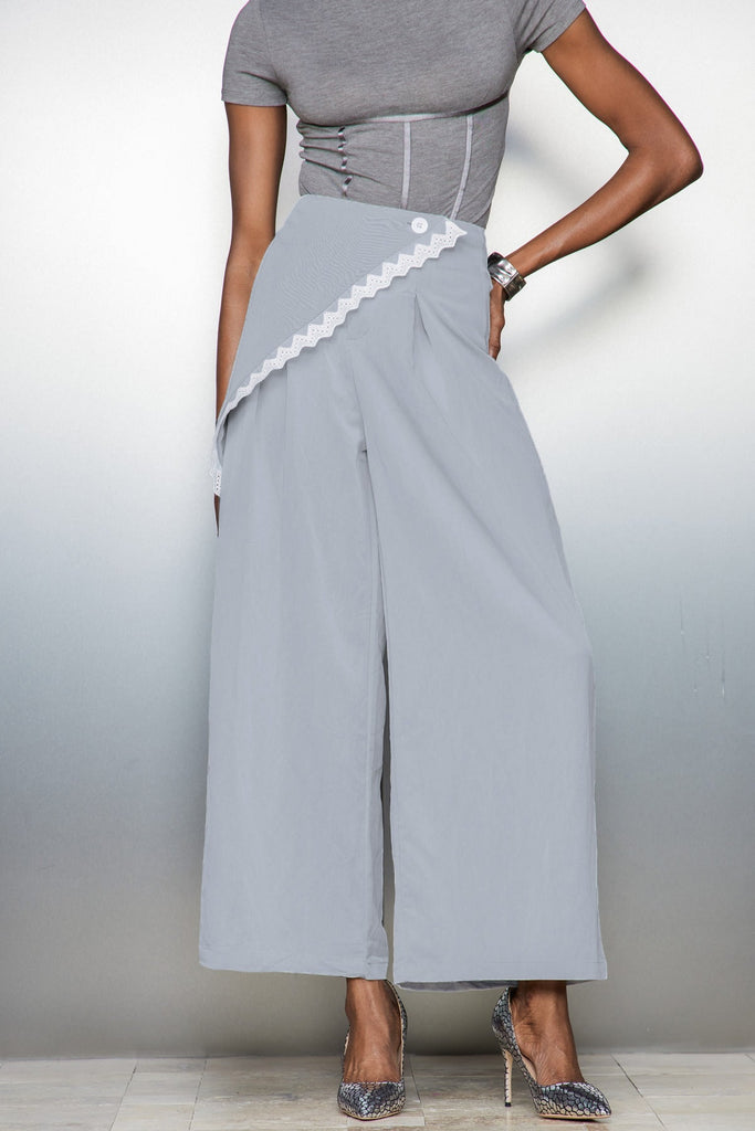 Stylish beautiful dress | Carthach Lace Asymmetric Pants - Ideal for special occasions