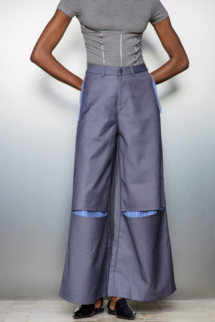 Carver Cutout Stripe Pants - Stylish beautiful dress for special occasions | Buy Online