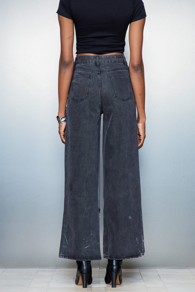 Shop  beautiful dress - Perfect for special occasions | Casper Camouflage Print Asymmetric Jeans