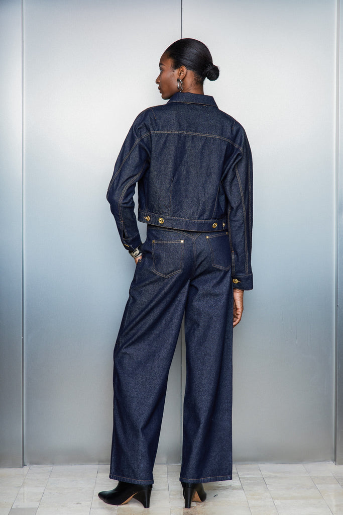 Shop  beautiful dress - Perfect for special occasions | Cass Button Straight Jeans