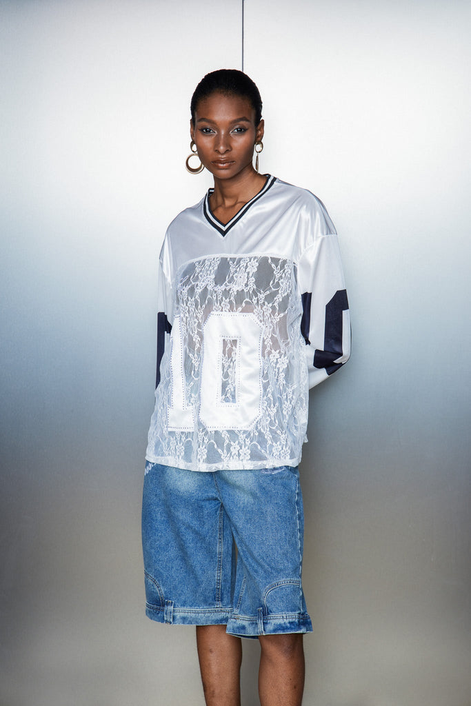 Cassius Lace Satin Top - Stylish beautiful dress for special occasions | Buy Online