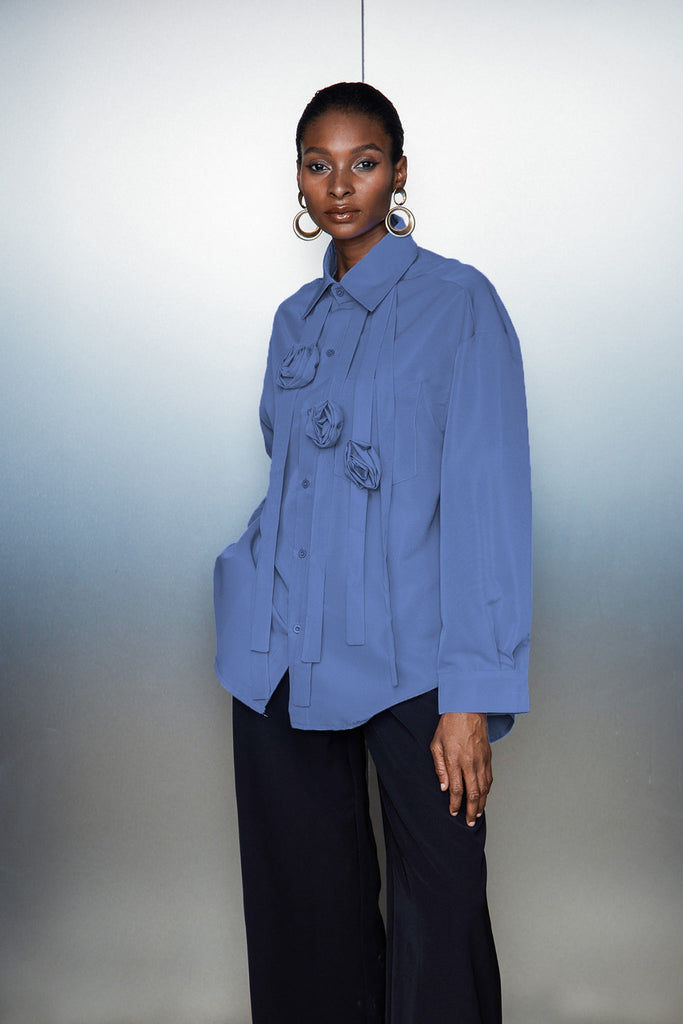 Shop  beautiful dress - Perfect for special occasions | Castiel Flower Fringe Shirt