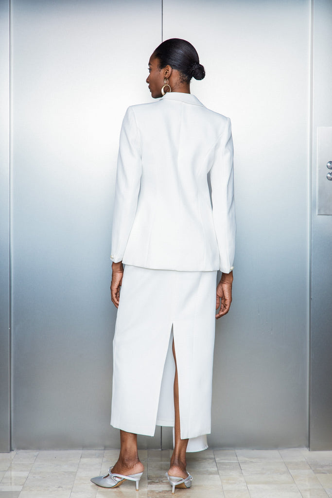 Cataleya Asymmetric Blazer Set - Stylish beautiful dress for special occasions | Buy Online