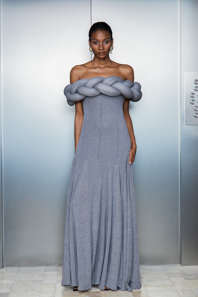 Cathie Off Shoulder Ruffle Maxi Dress - Stylish beautiful dress for special occasions | Buy Online