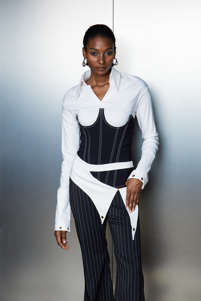 Catrin Deconstruct Corset Pants Set - Stylish beautiful dress for special occasions | Buy Online