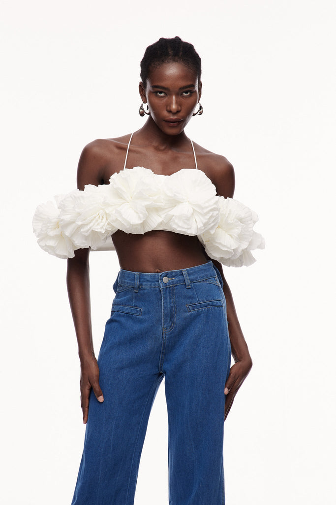 Shop  beautiful dress - Perfect for special occasions | Cayetana Ruch Flower Top