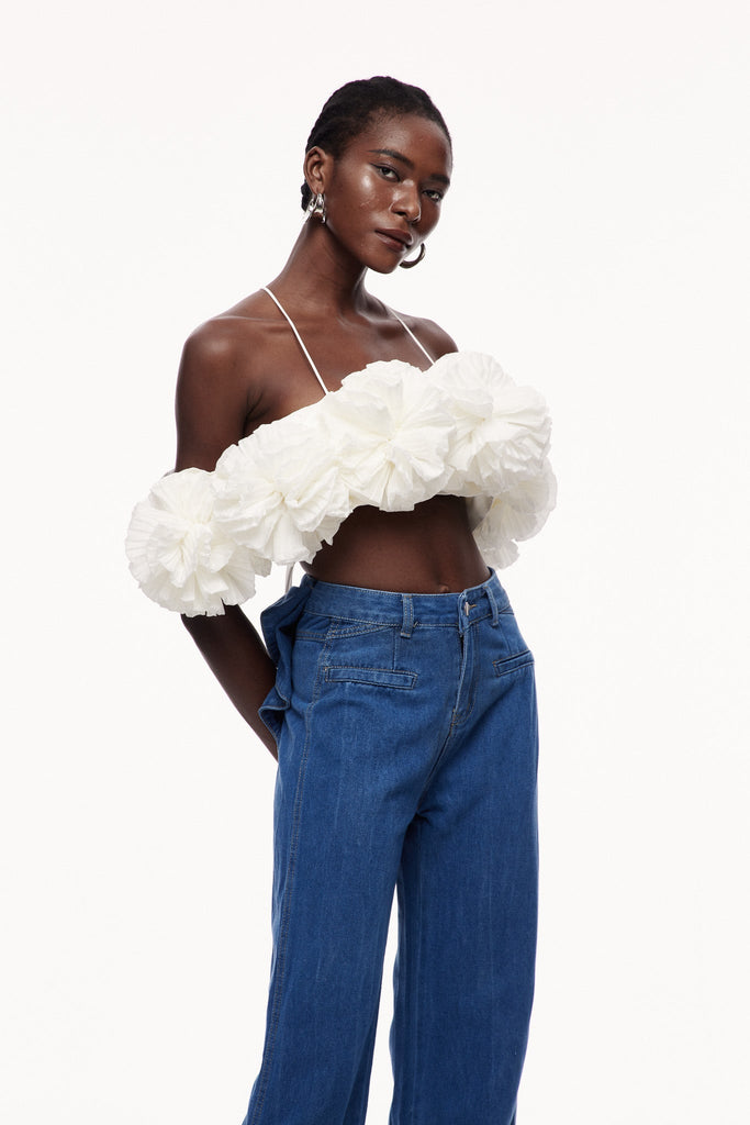 Shop  beautiful dress - Perfect for special occasions | Cayetana Ruch Flower Top