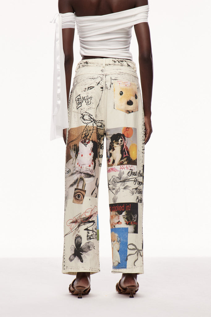 Stylish beautiful dress | Cayley Print Tie Dye Jeans - Ideal for special occasions