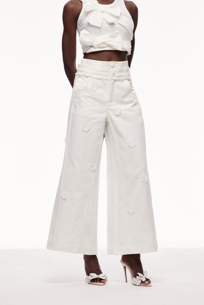 Stylish beautiful dress | Cayson Flower Deconstruct Jeans - Ideal for special occasions