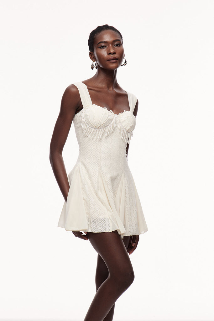 Shop  beautiful dress - Perfect for special occasions | Ceadda Fringe Ruffle Mini Dress