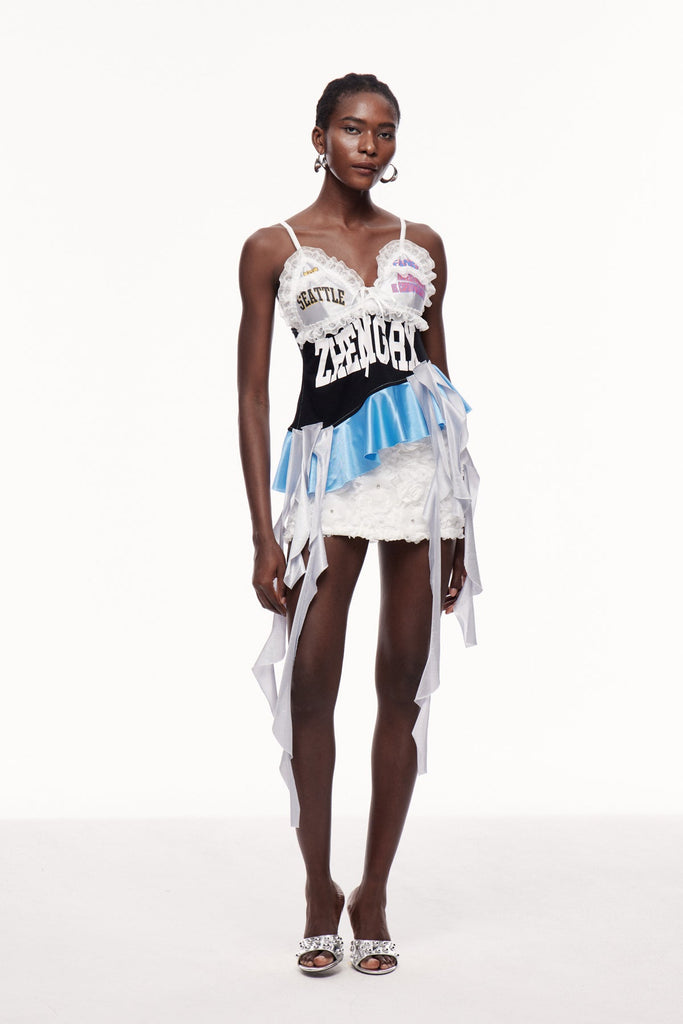 Stylish beautiful mini | Ceara Flower Mini Skirt - Ideal for special occasions