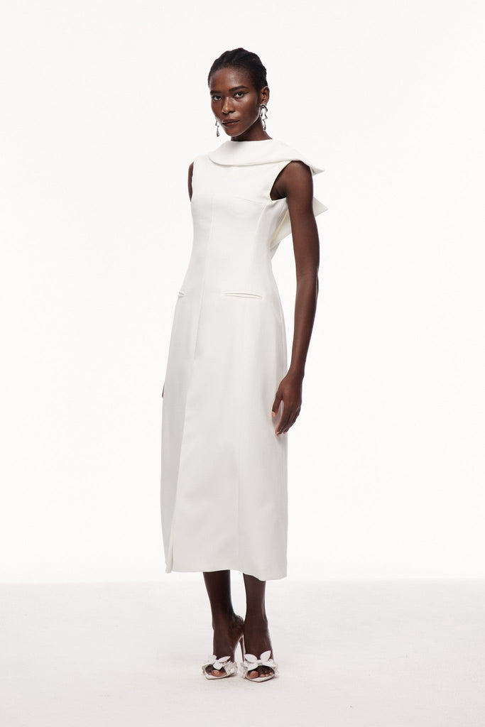 Ceel Asymmetric Backless Split Maxi Dress - Stylish beautiful dress for special occasions | Buy Online