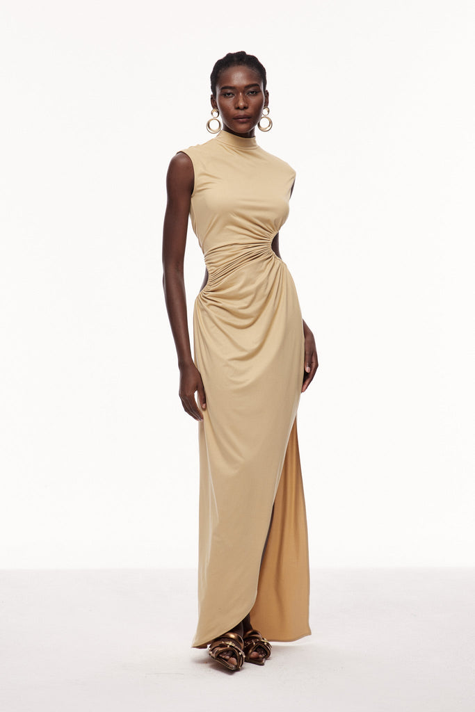 Shop  beautiful dress - Perfect for special occasions | Celestine Drawstring Cutout Maxi Dress
