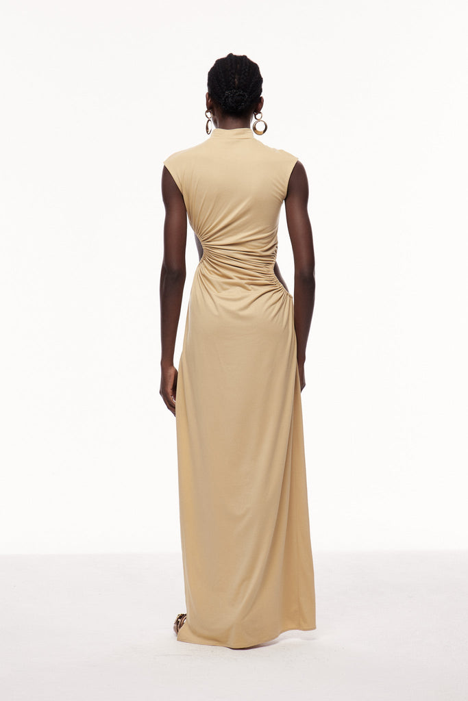 Stylish beautiful dress | Celestine Drawstring Cutout Maxi Dress - Ideal for special occasions