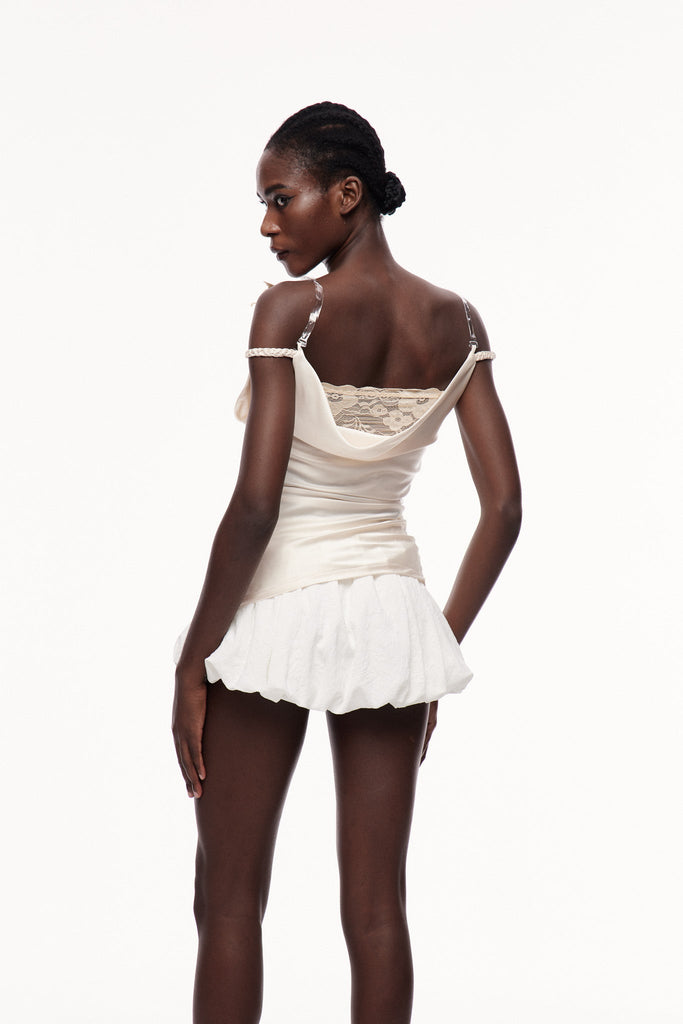 Stylish beautiful dress | Celestino Ruch Satin Skirt Set - Ideal for special occasions