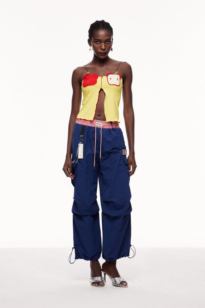 Celina Grid Cargo Pants - Stylish beautiful dress for special occasions | Buy Online