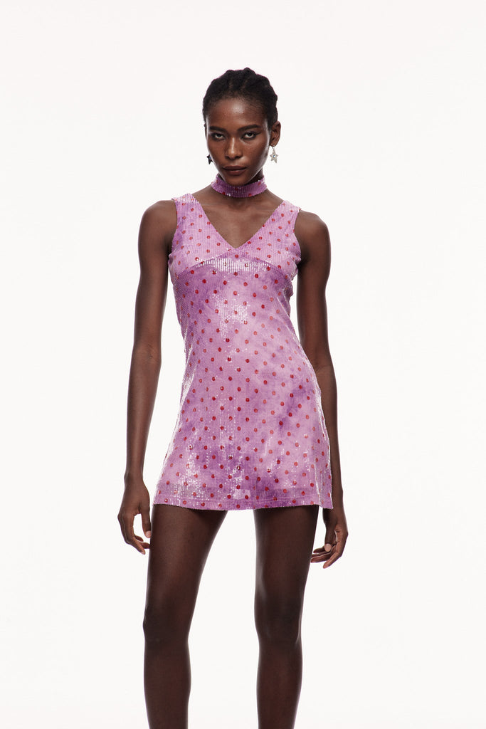 Stylish beautiful dress | Celso Sequin Dot Mini Dress - Ideal for special occasions