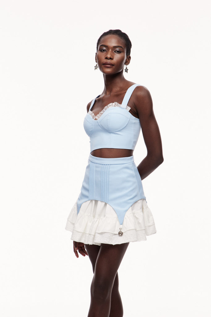 Stylish beautiful dress | Cem Deconstruct Ruffle Skirt Set - Ideal for special occasions