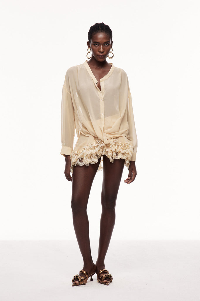 Shop  beautiful dress - Perfect for special occasions | Cennet Cowl Neck Lace Skirt Set