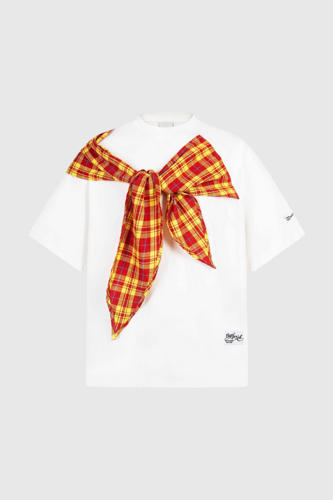 Shop  beautiful dress - Perfect for special occasions | Cephalus Grid Bow T Shirt