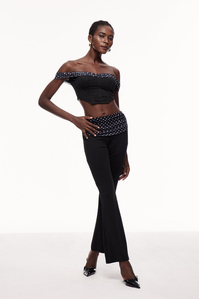 Shop  beautiful dress - Perfect for special occasions | Cephas Dot Ruch Off Shoulder Pants Set