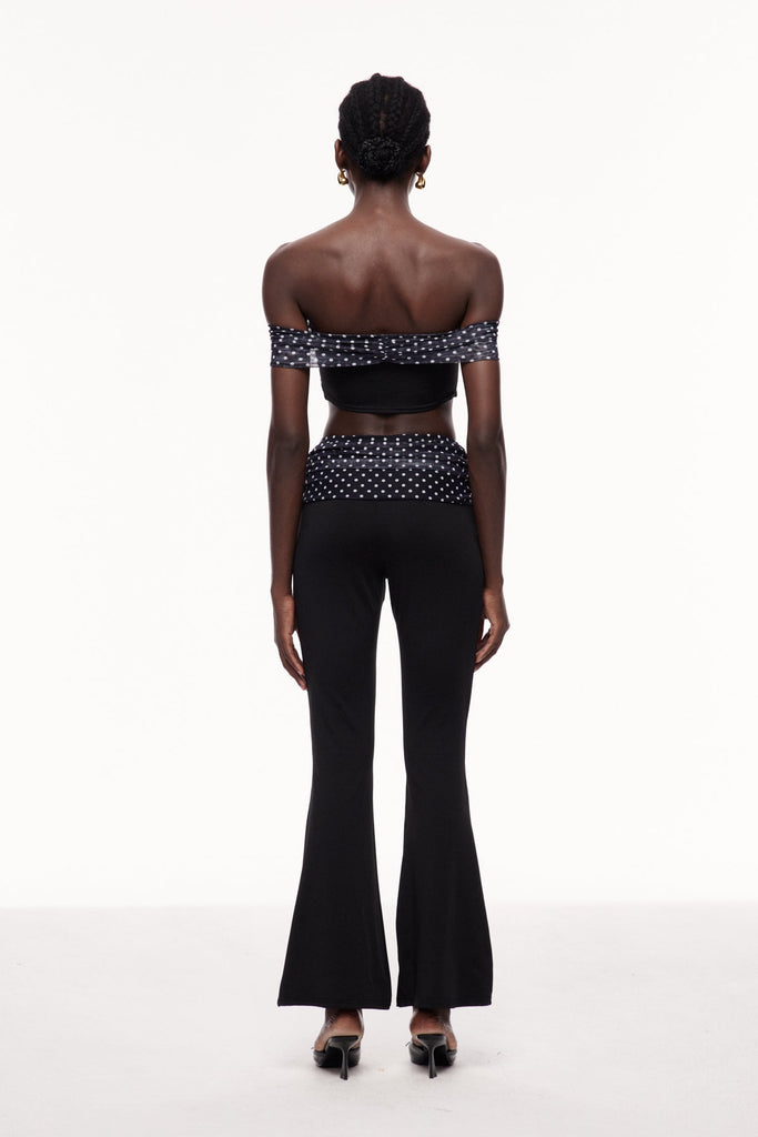 Cephas Dot Ruch Off Shoulder Pants Set - Stylish beautiful dress for special occasions | Buy Online