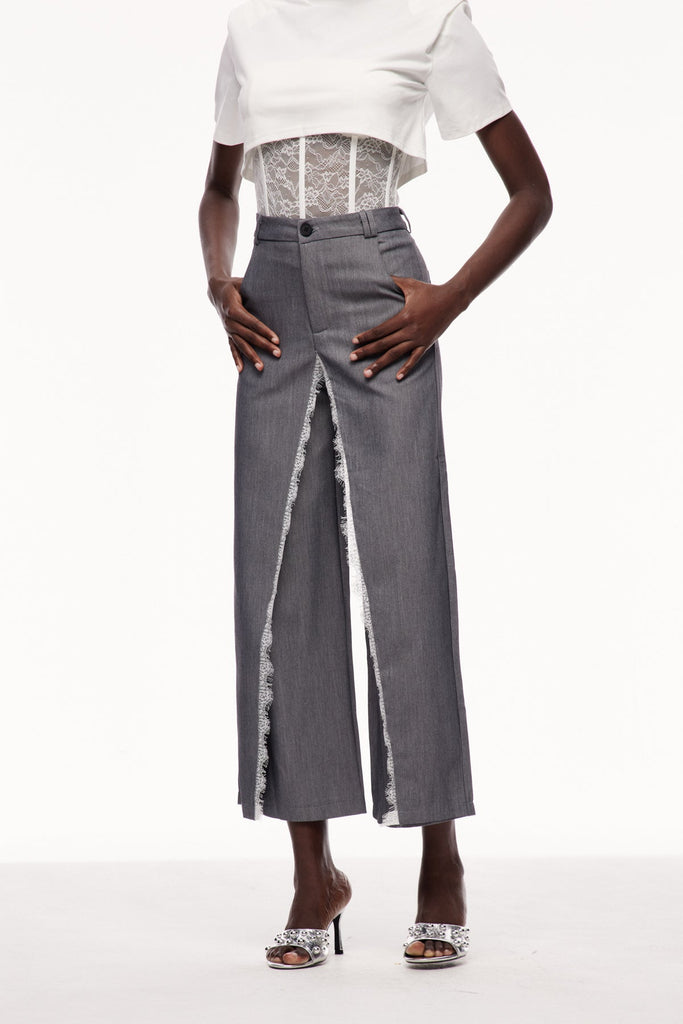 Stylish beautiful dress | Cepheus Lace Deconstruct Pants - Ideal for special occasions