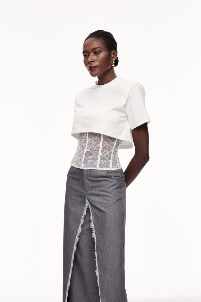 Shop  beautiful dress - Perfect for special occasions | Cerberus Corset Lace T Shirt