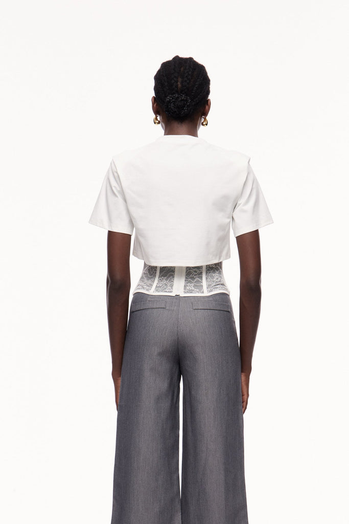 Cerberus Corset Lace T Shirt - Stylish beautiful dress for special occasions | Buy Online